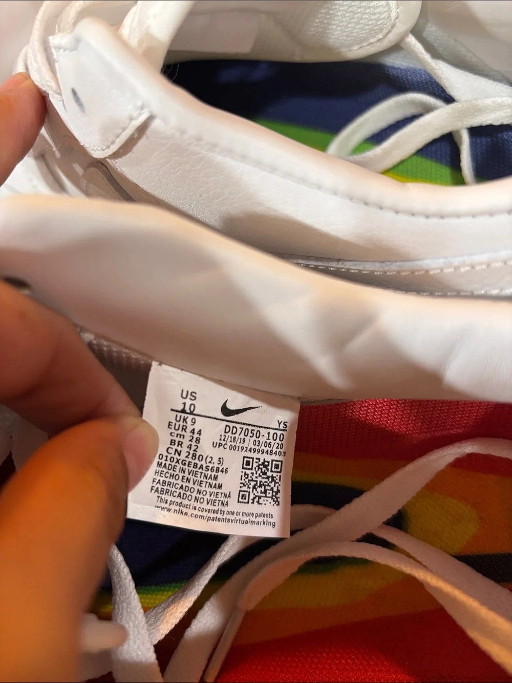 All-White Embossed Low-Top Sneakers
